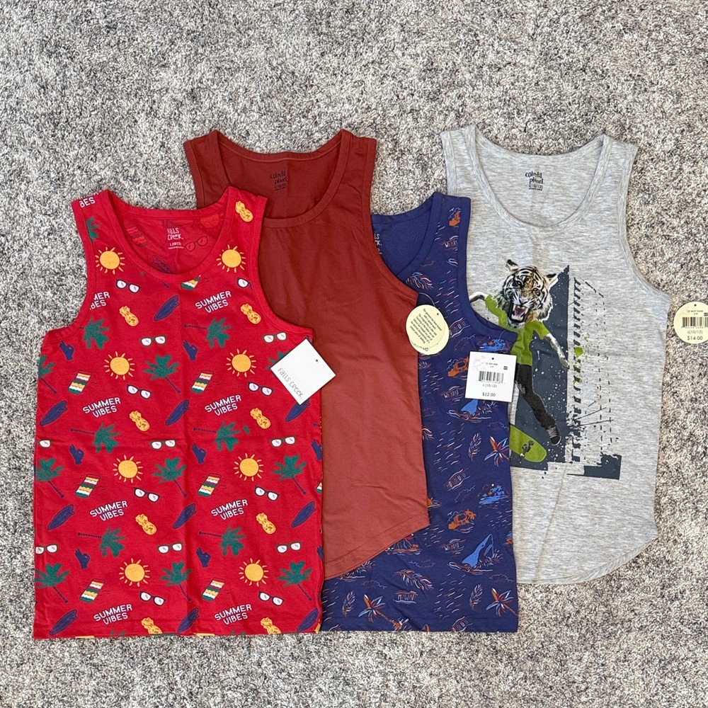 BUNDLE OF NEW: Kids Graphic Tanks